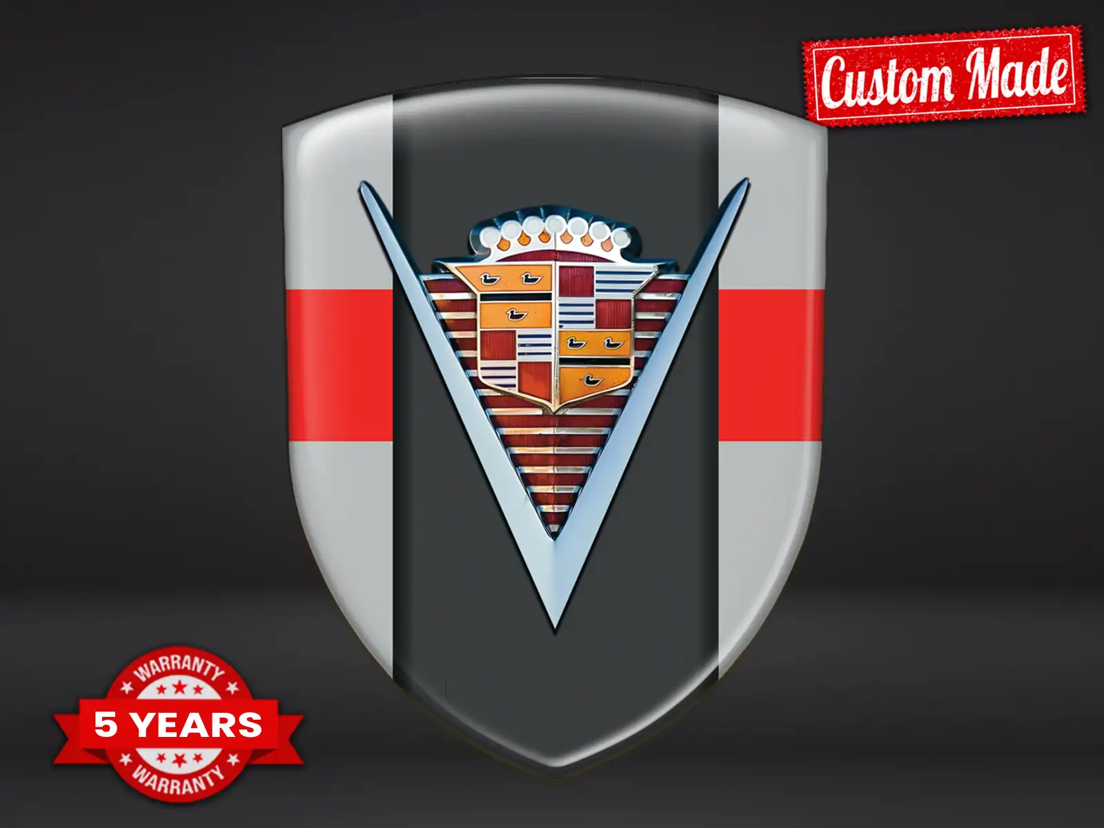 Cadillac Pegatina Adhesiva Pro Máximo Diseño Estilo Resistente ST